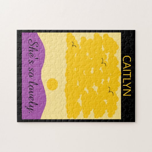 Sunset Clouds o' Paarse Hills Legpuzzel (Horizontaal)