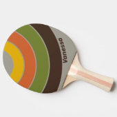 Sunset Clover Circle Streep met Naam Tafeltennisbatje (Zijkant)