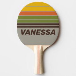 Sunset Clover Horizon Strepen met Naam Tafeltennisbatje