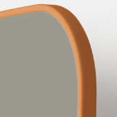 Sunset Clover Overdwars Gestreept met Naam Pickleball Paddle (Links Detail)
