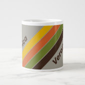 Sunset Clover Strepen met Naam Grote Koffiekop (Voorkant)