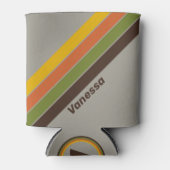 Sunset Clover Stripes with Name Blikjeskoeler (Voorkant)