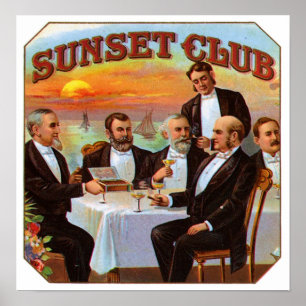 Sunset Club Poster