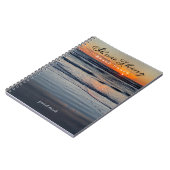 Sunset Coastal Photo Beach Rental Guest Sign In Notitieboek (Linkerzijde)