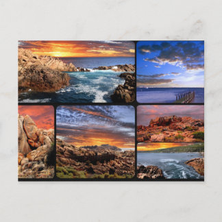 Sunset Coastlines Australia Briefkaart