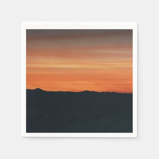 Sunset Cocktail servetten (Voorkant)