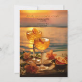 Sunset Cocktails Party Kaart (Voorkant)