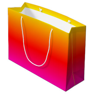 Sunset Colors Gift Bag - kleurrijk Groot Cadeauzakje