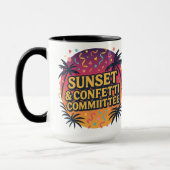 Sunset & Confetti Committee | Halloween Gifts Mok (Links)