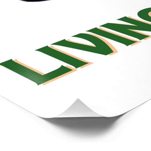 Sunset Cool Cat Perfect Poster (Hoek)