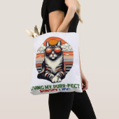 Sunset Cool Cat Tote Bag (Dichtbij)