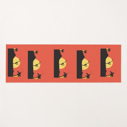 Sunset Cool Yogamat (Voorkant (horizontaal))