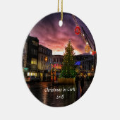 Sunset Cork Ireland kerstversiering Keramisch Ornament (Rechts)