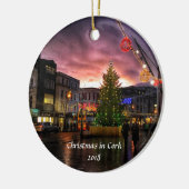 Sunset Cork Ireland kerstversiering Keramisch Ornament (Links)