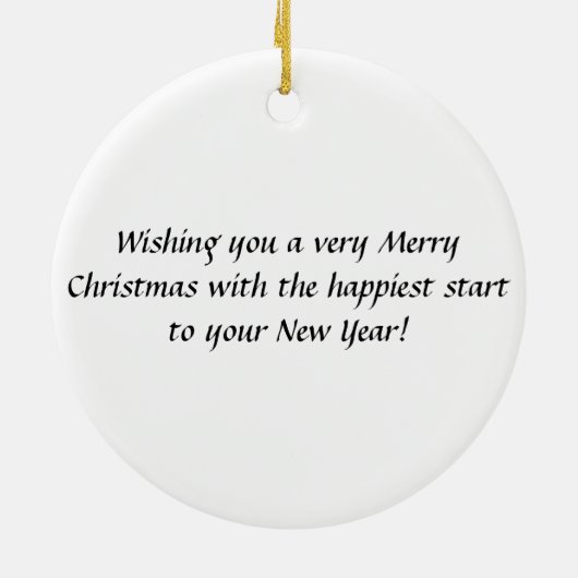 Sunset Cork Ireland kerstversiering Keramisch Ornament (Achterkant)