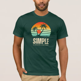 sunset coroful t-shirt