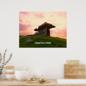 Sunset County Clare Dolmen Poster (Keuken)