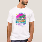 Sunset Cousin Crew Vacation 2022 Beach Cruise Fami T-shirt (Voorkant)