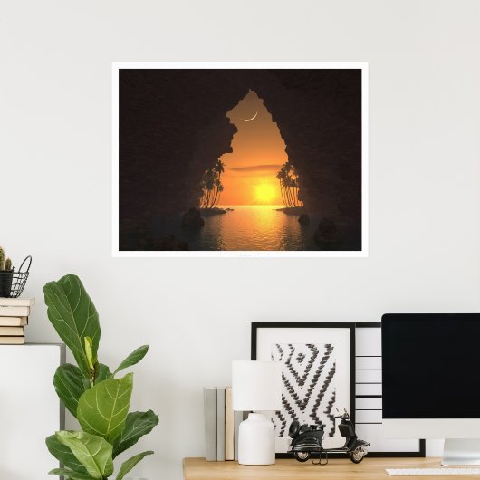 Sunset Cove Poster (Thuiskantoor)