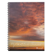 Sunset Cover Gratitude Notebook Notitieboek (Voorkant)