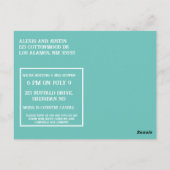 Sunset Cowboy en Cowgirl 25e Jubileum Briefkaart (Achterkant)