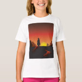 Sunset Cowboy Girls T-Shirt (Voorkant)