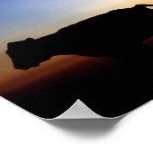 Sunset Cowboy Poster (Hoek)
