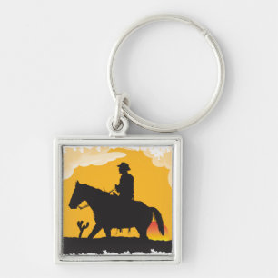 Sunset Cowboy Sleutelhanger