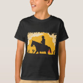 Sunset Cowboy T-shirt (Voorkant)