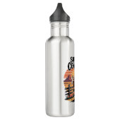 Sunset Cowgirl Skeleton Riding Horse Waterfles (Links)