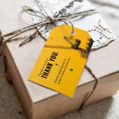 Sunset Crane | Bouwnijverheid bedankt Cadeaulabel