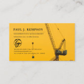 Sunset Crane | Minimale bouw Visitekaartje (Voorkant)