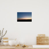 Sunset Crescent Moon Kenilworth Poster (Keuken)