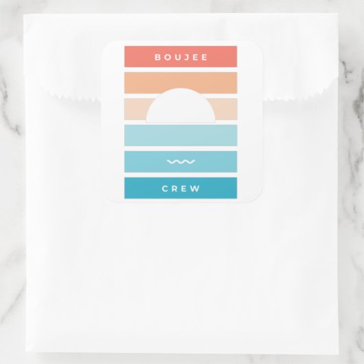 Sunset Crew 6 Pack sticker (Tas)