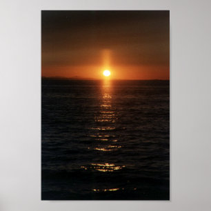 Sunset Cross Poster