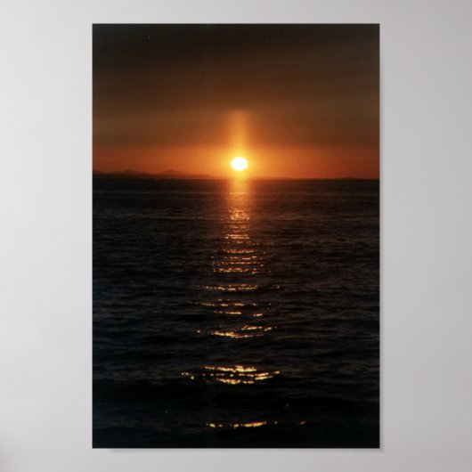 Sunset Cross Poster (Voorkant)