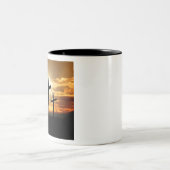 Sunset Cross Tweekleurige Koffiemok (Center)