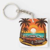 Sunset Cruise Paradise Sleutelhanger (voorkant)