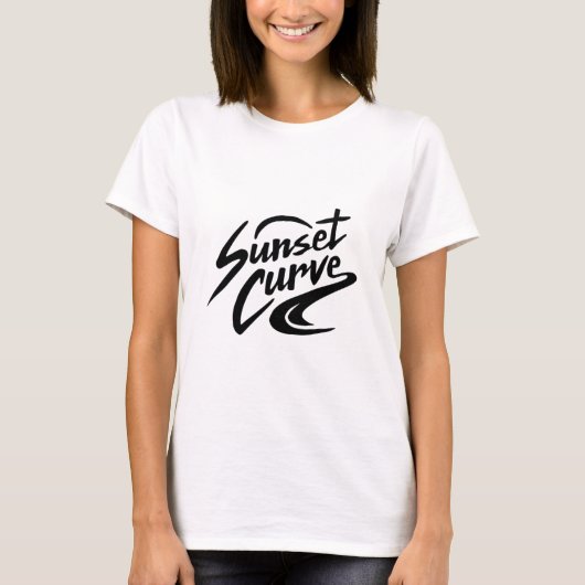 Sunset Curve Funny Summer Design 2020 T-shirt (Voorkant)