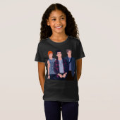 Sunset Curve jongens minimalistisch T-shirt (Voorkant volledig)