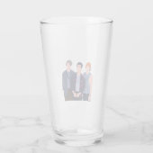 Sunset Curve minimalistische 90's stijl Glas (Achterkant)