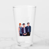 Sunset Curve minimalistische 90's stijl Glas (Voorkant)