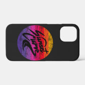 Sunset Curve retro-ontwerp Case-Mate iPhone Case (Achterkant (horizontaal))