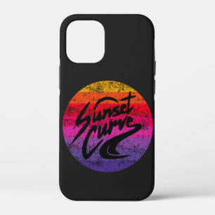 Sunset Curve retro-ontwerp Case-Mate iPhone Case