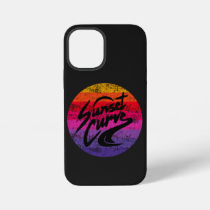 Sunset Curve retro ontwerp iPhone 12 Mini Hoesje