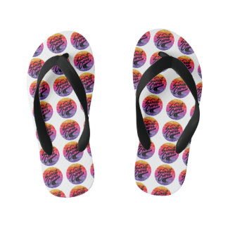 Sunset Curve retro-ontwerp Kinder Teenslippers