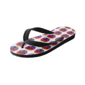 Sunset Curve retro-ontwerp Kinder Teenslippers (Schuin)