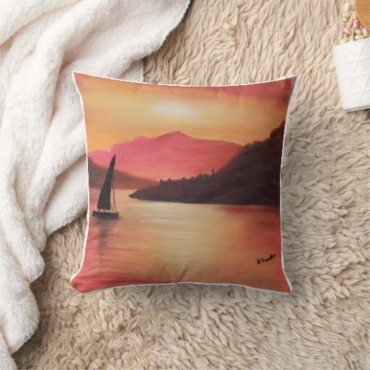 Sunset Cushion Kussen (Deken)
