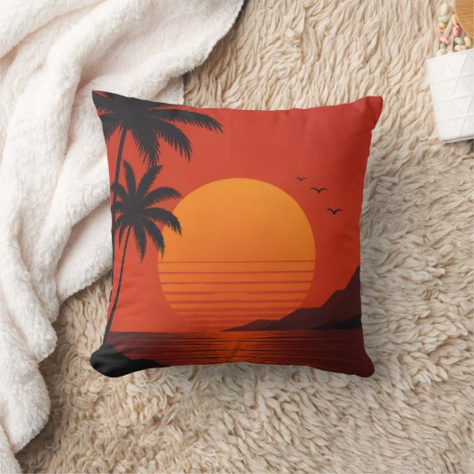 Sunset Cushion Kussen (Deken)