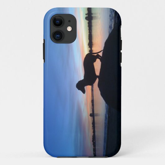 Sunset dachshund Case-Mate iPhone case (Achterkant)